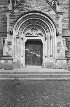 CATHEDRAL PANEL OF SOUTH DOOR  ST PATRICK PREACHING